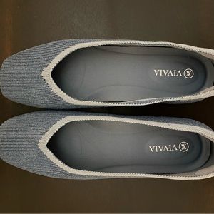 Vivaia Denim Blue Flats